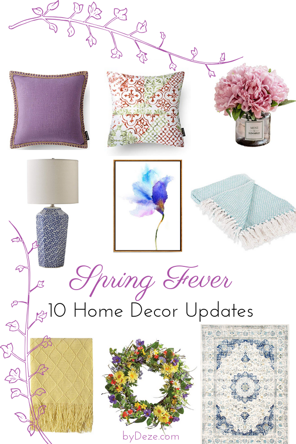 a flyer talking about spring 2019 home decor updates