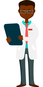 a black medical resident doctor