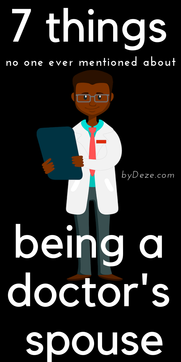 7 unexpected things about being married to a resident doctor
