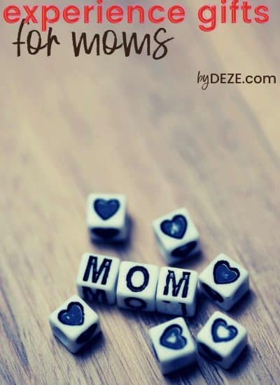 experience gifts for moms