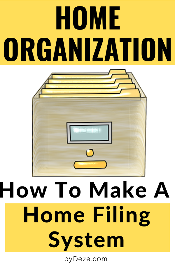home organization a picture of a file drawer