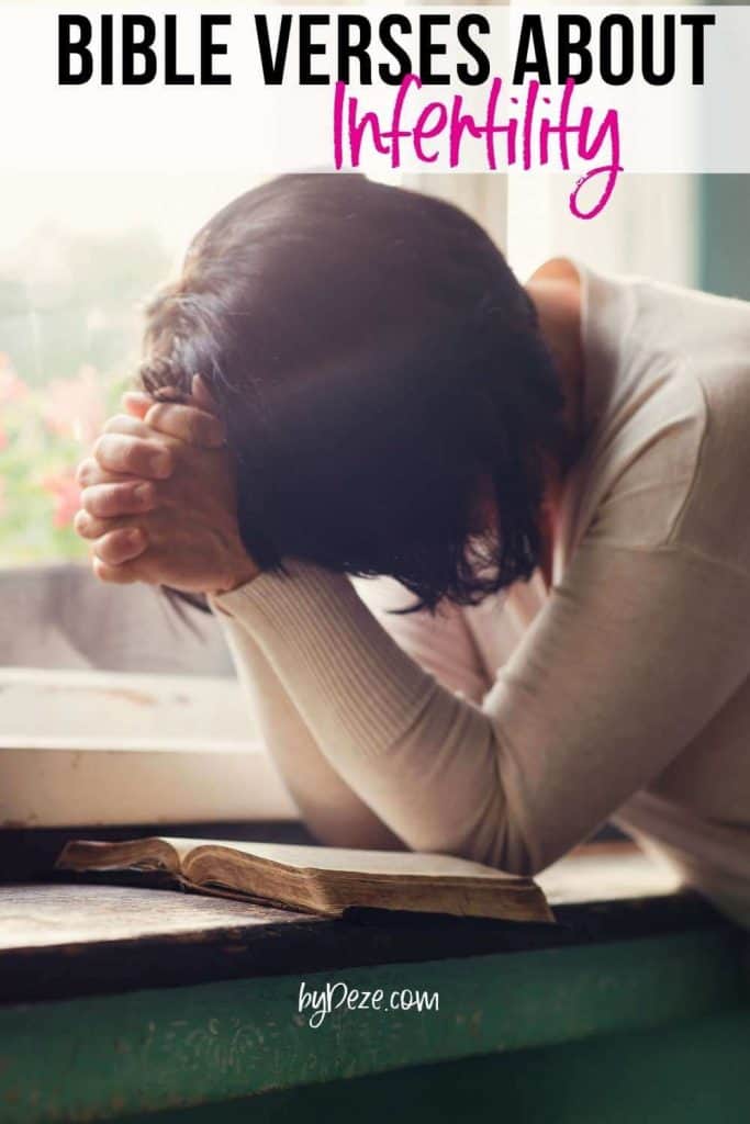 bible verses about infertility - woman crying