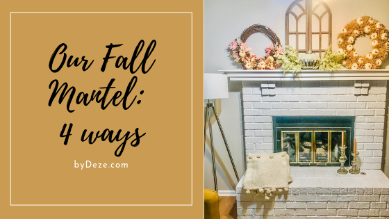 mantel decor for fall header