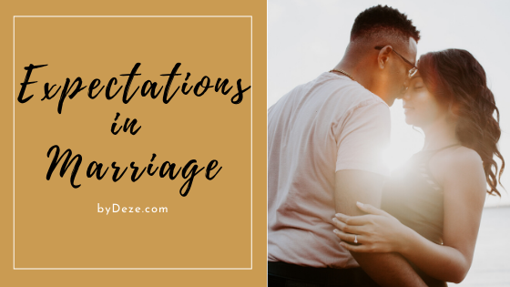 header for expectations in marriage