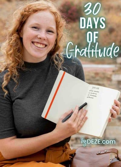 30 days of gratitude list
