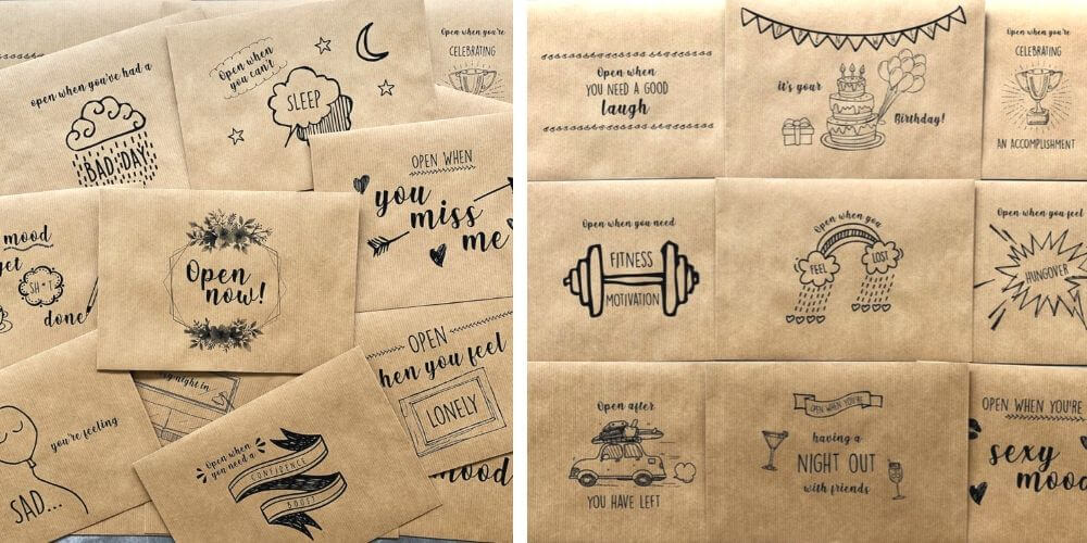 open when letters from etsy