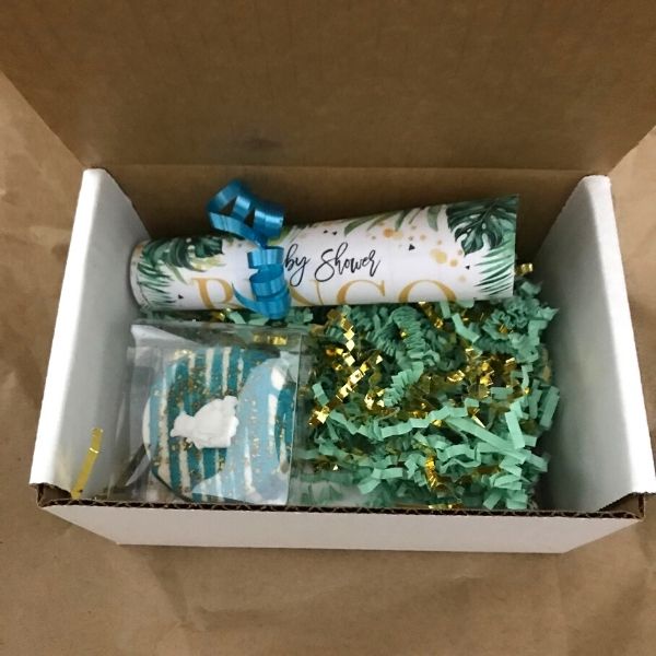 virtual baby shower box