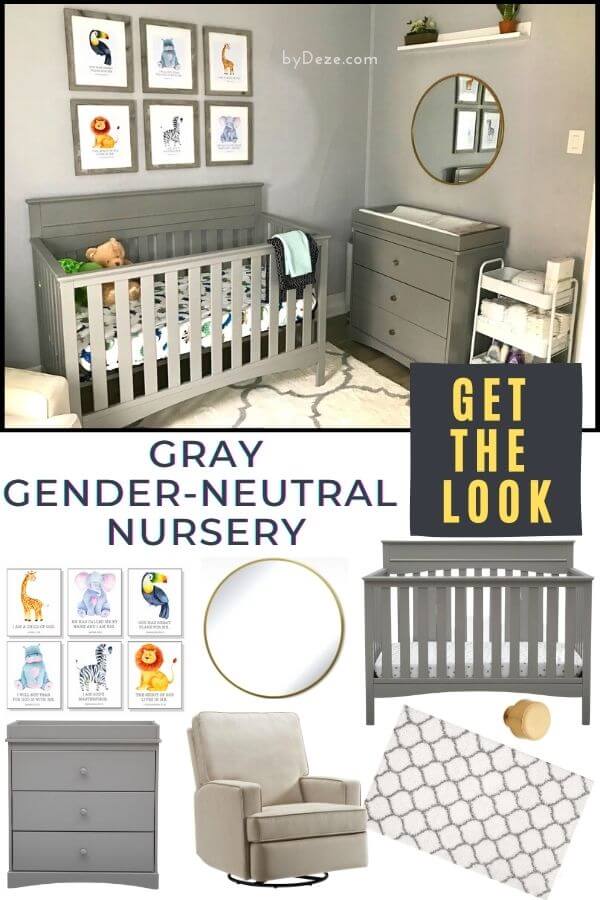 GRAY GENDER NEUTRAL NURSERY DECOR