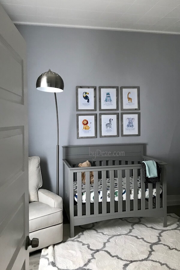 peek into the baby nursery
