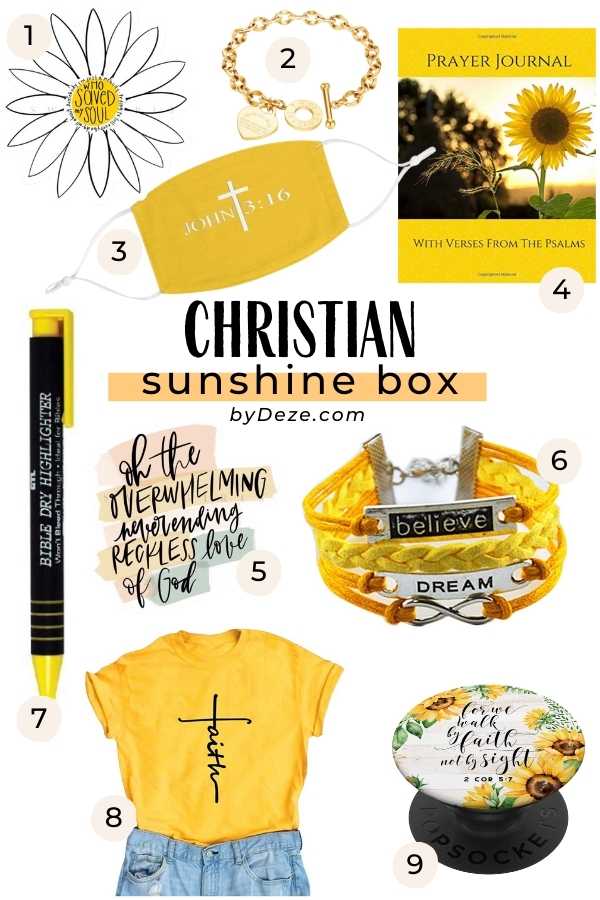 religious box of sunshine ideas