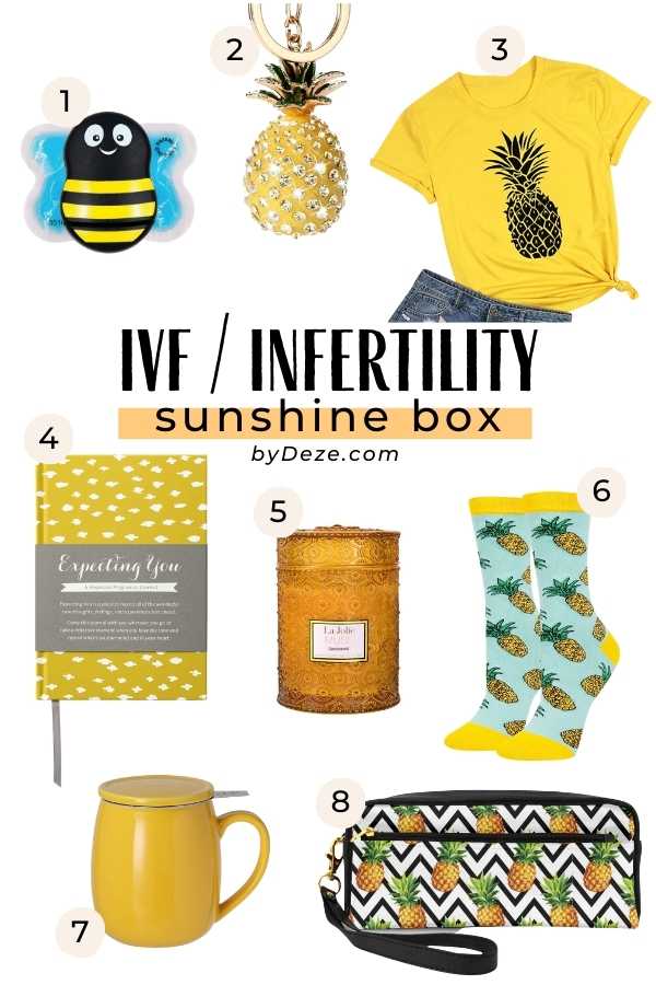 IVF infertility box of sunshine ideas