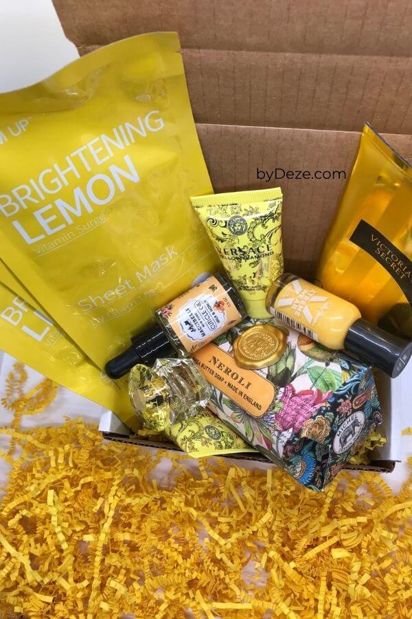 self care themed sunshine box