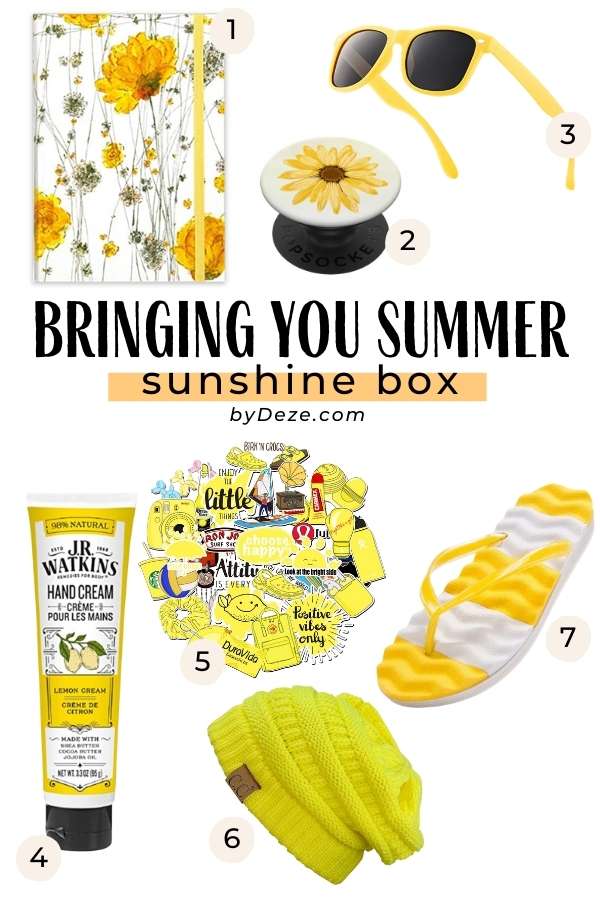summer and happiness box ideas