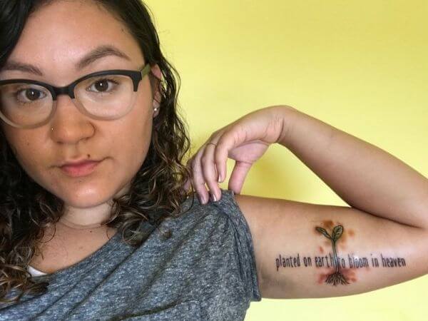 Planted on earth to bloom in heaven miscarriage tatt