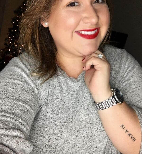 memorial tattoo for miscarriage date