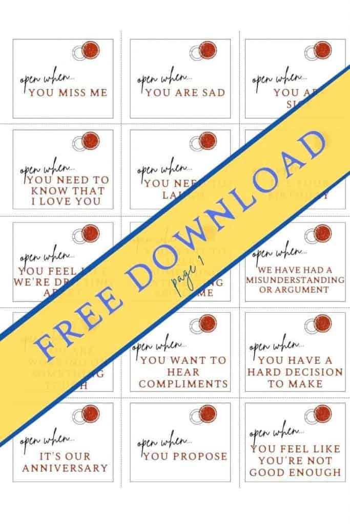free downloadable printable open when letters for boyfriend