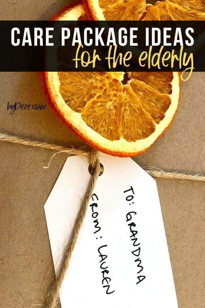 care package ideas for the elderly