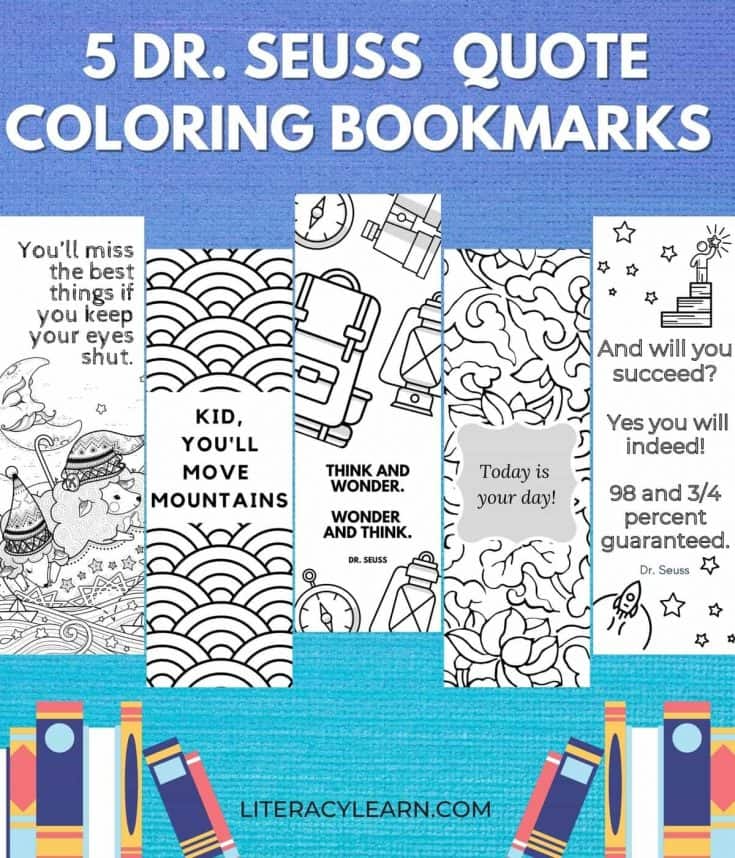 Image for 5 Encouraging Quote Bookmarks 