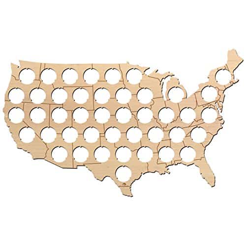 Image for Beer Cap State Map