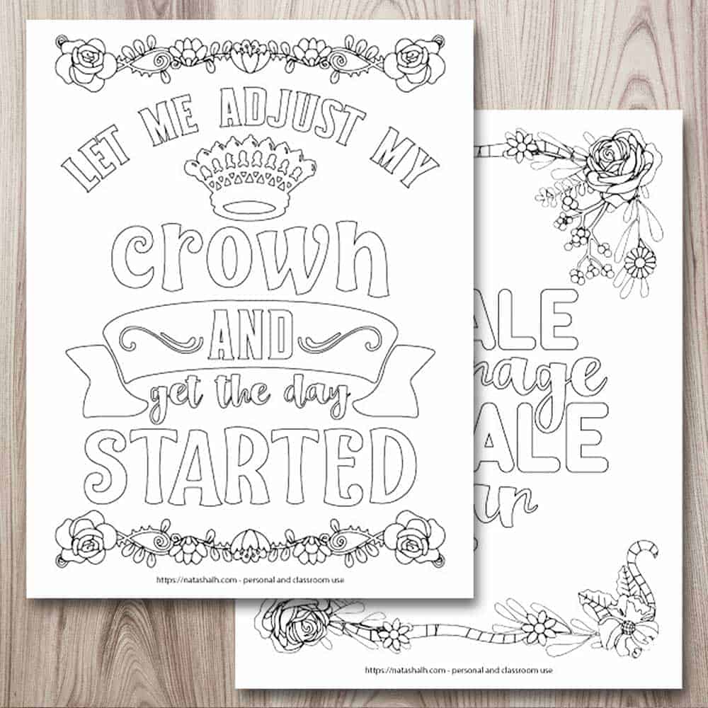 Image for 21 Inspirational Coloring Pages (to instantly turn your day around)