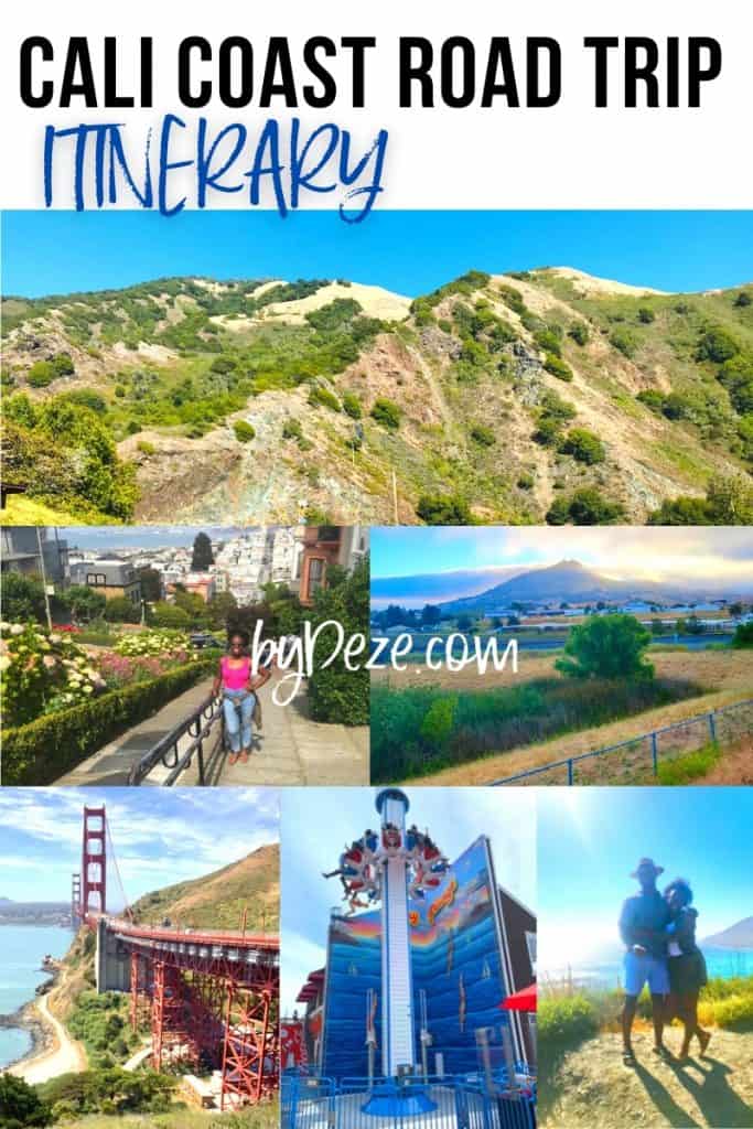 itinerary for los angeles to san francisco ROAD TRIP