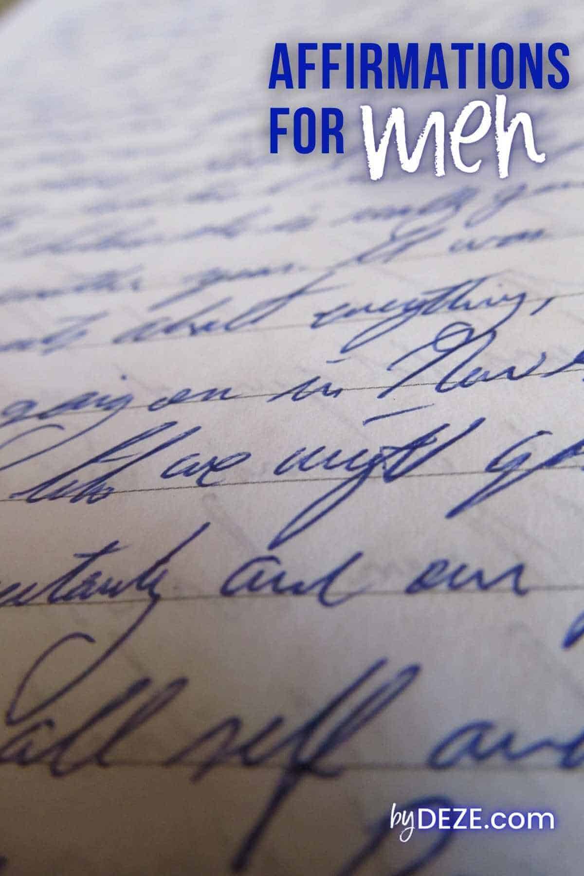 nice words for men