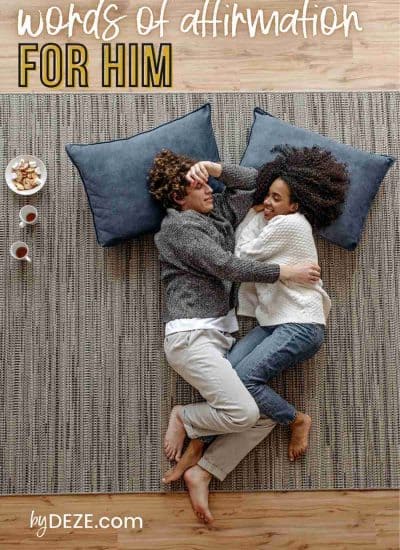 words of affirmation for men