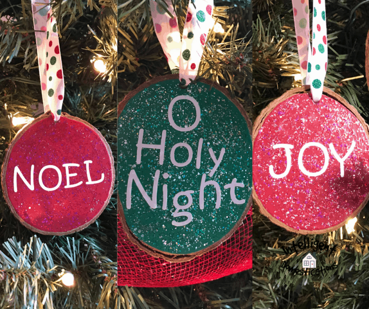 Image for Painted Wood Slice Ornaments