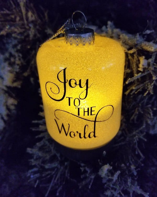Image for Light Up Glitter Ornaments