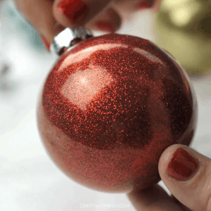 Image for A Classic Glitter Ornament DIY