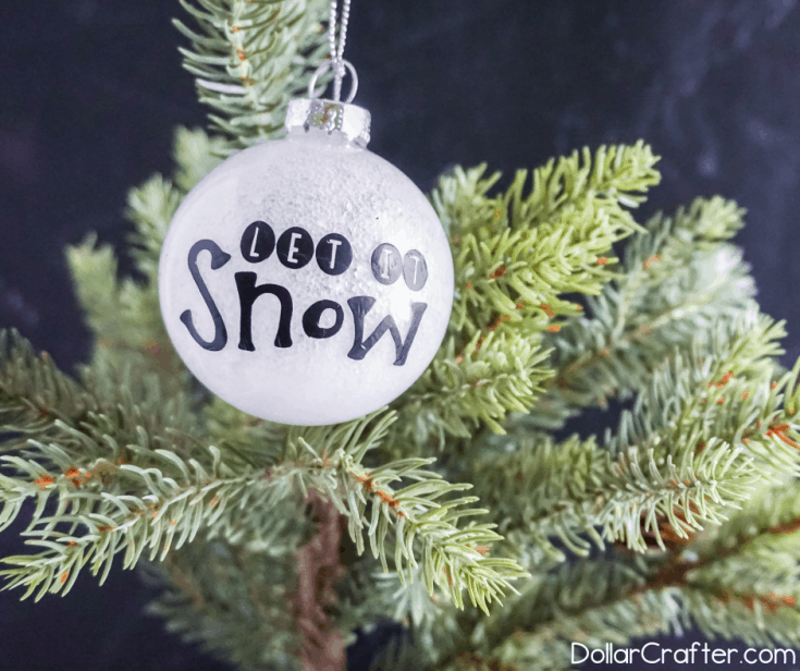 Image for 'Let It Snow' Christmas Bulb