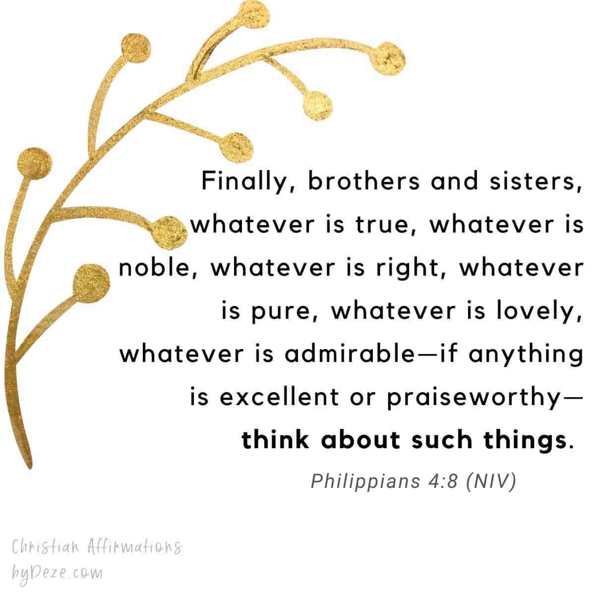 biblical affirmations verses