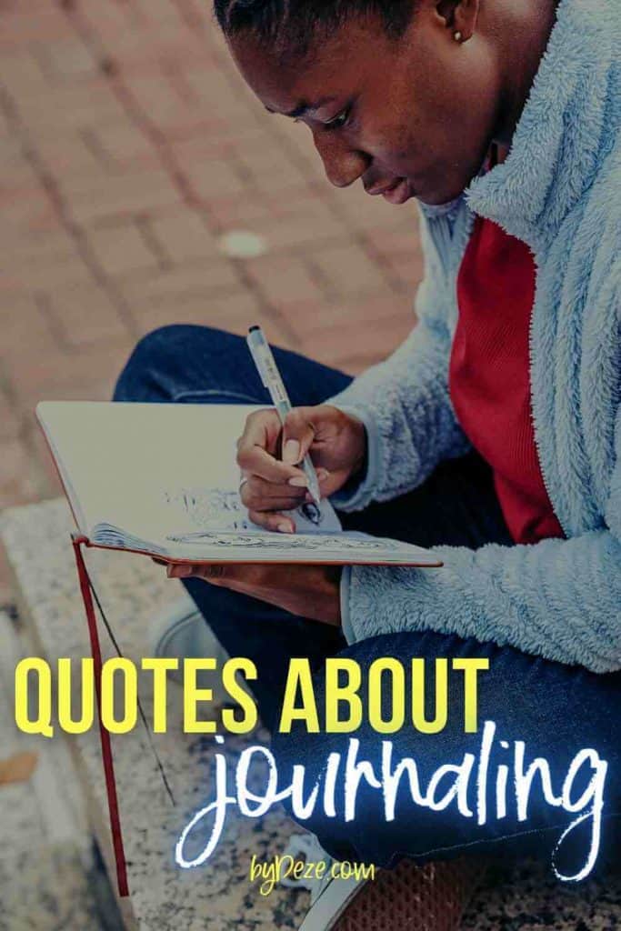 40 quotes on journaling to conquer writers block and get you writing