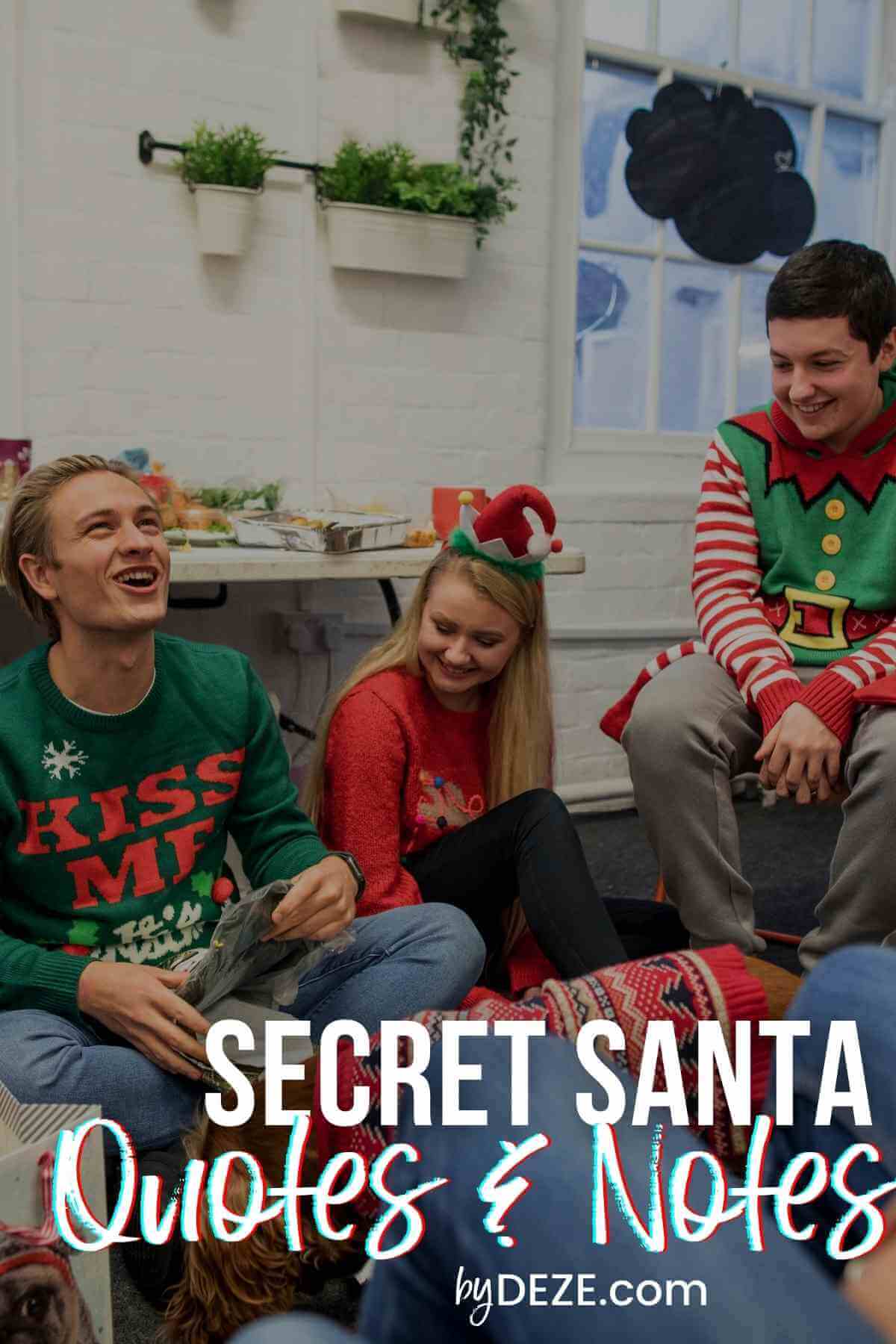 secret santa quotes