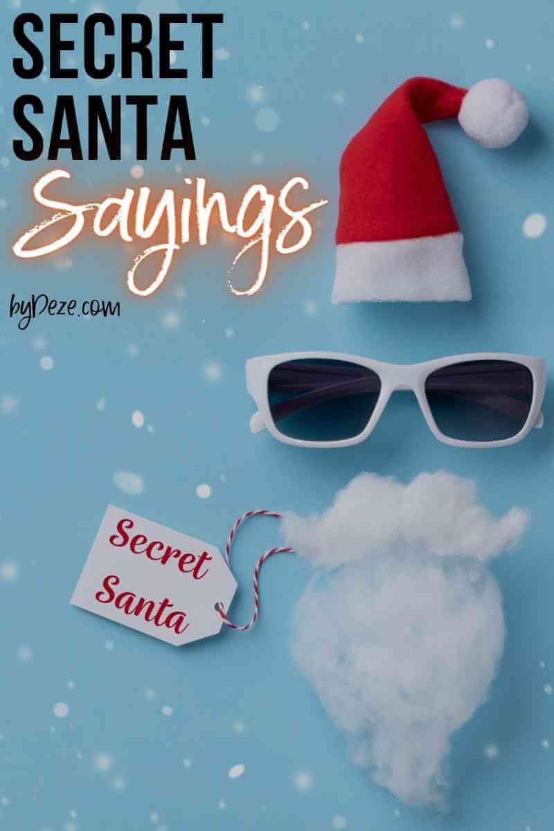 secret santa sayings
