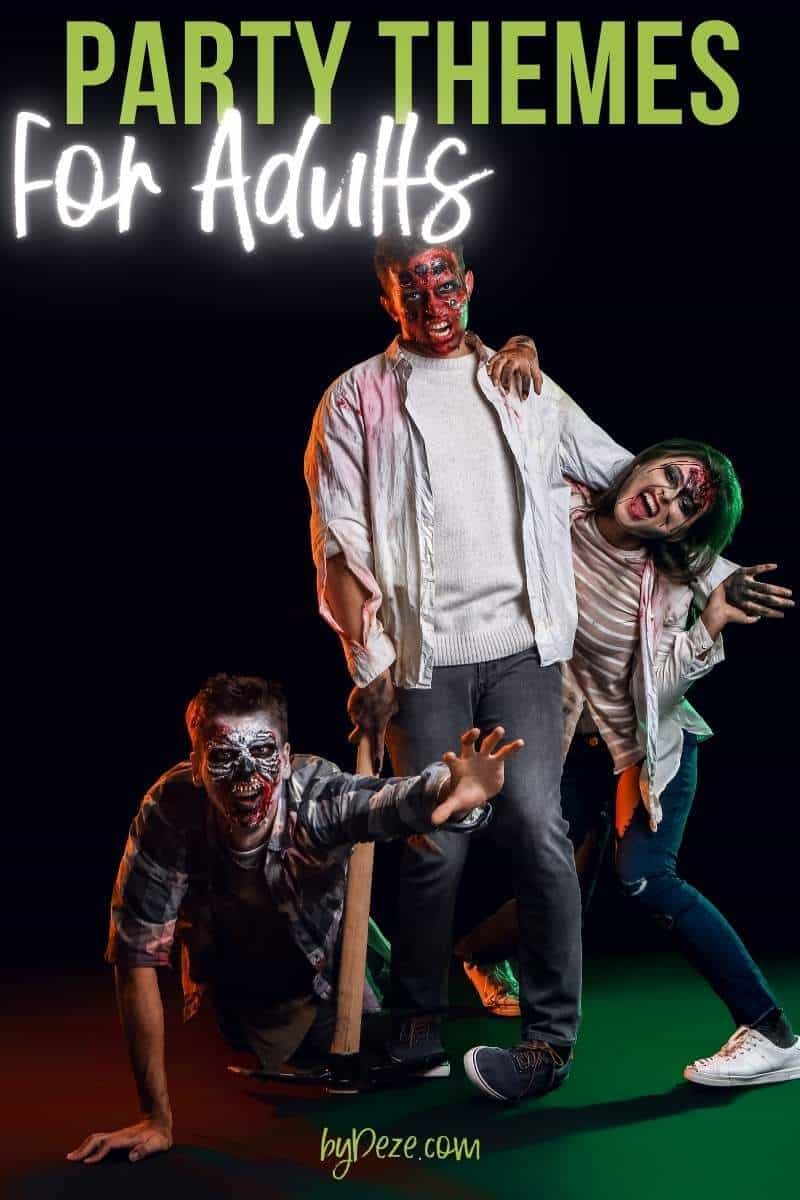 zombie party theme for adults