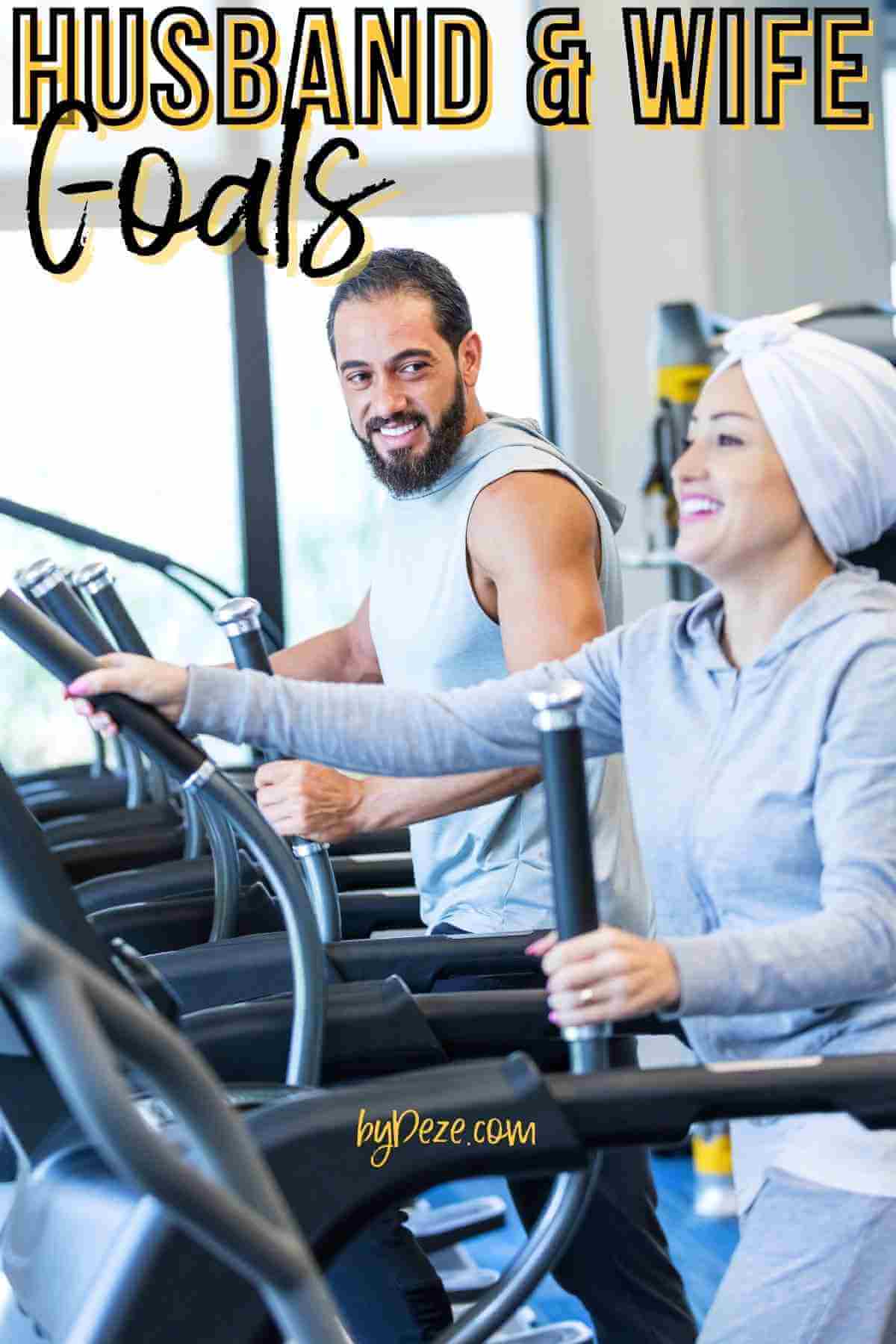 husband and wife goals exercising