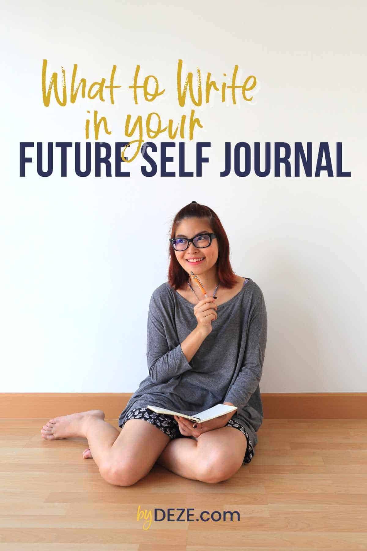 what to write in your future-self journal