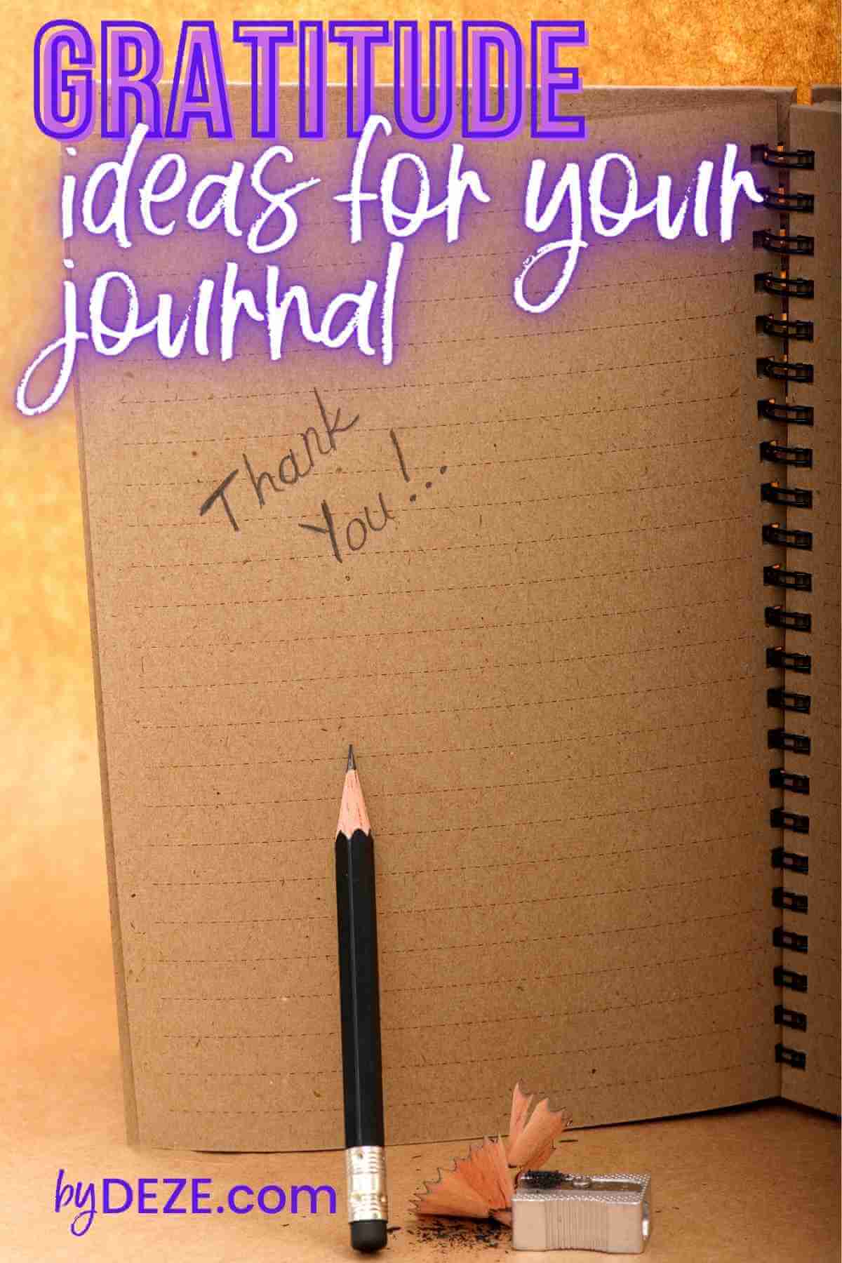 gratitude ideas for your journal