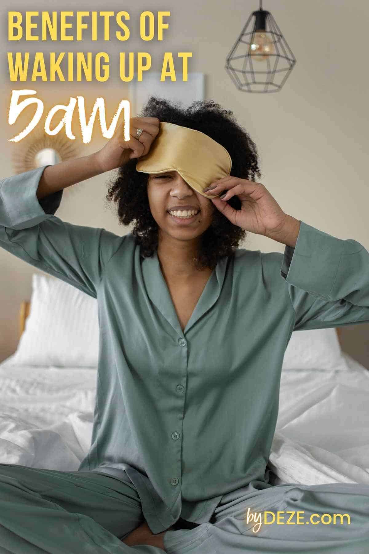 benefits of waking up at 5 am