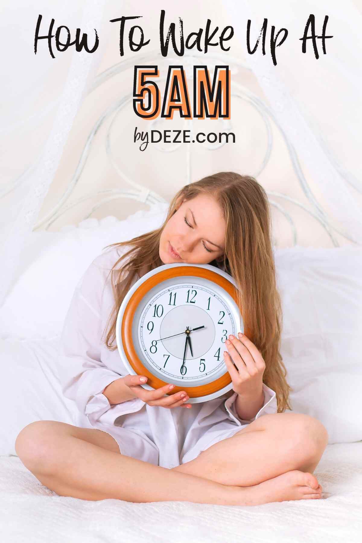how to wake up at 5 am