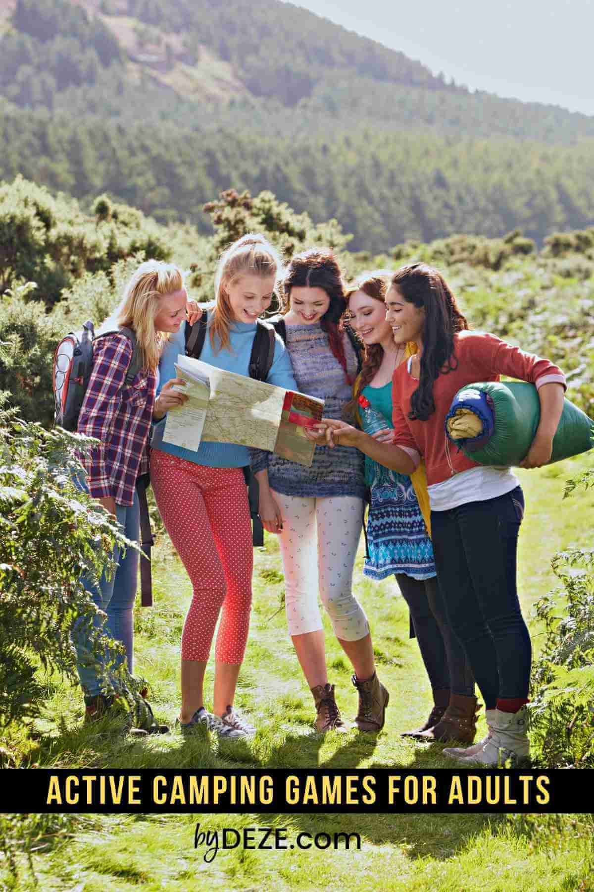 active camping games for adults