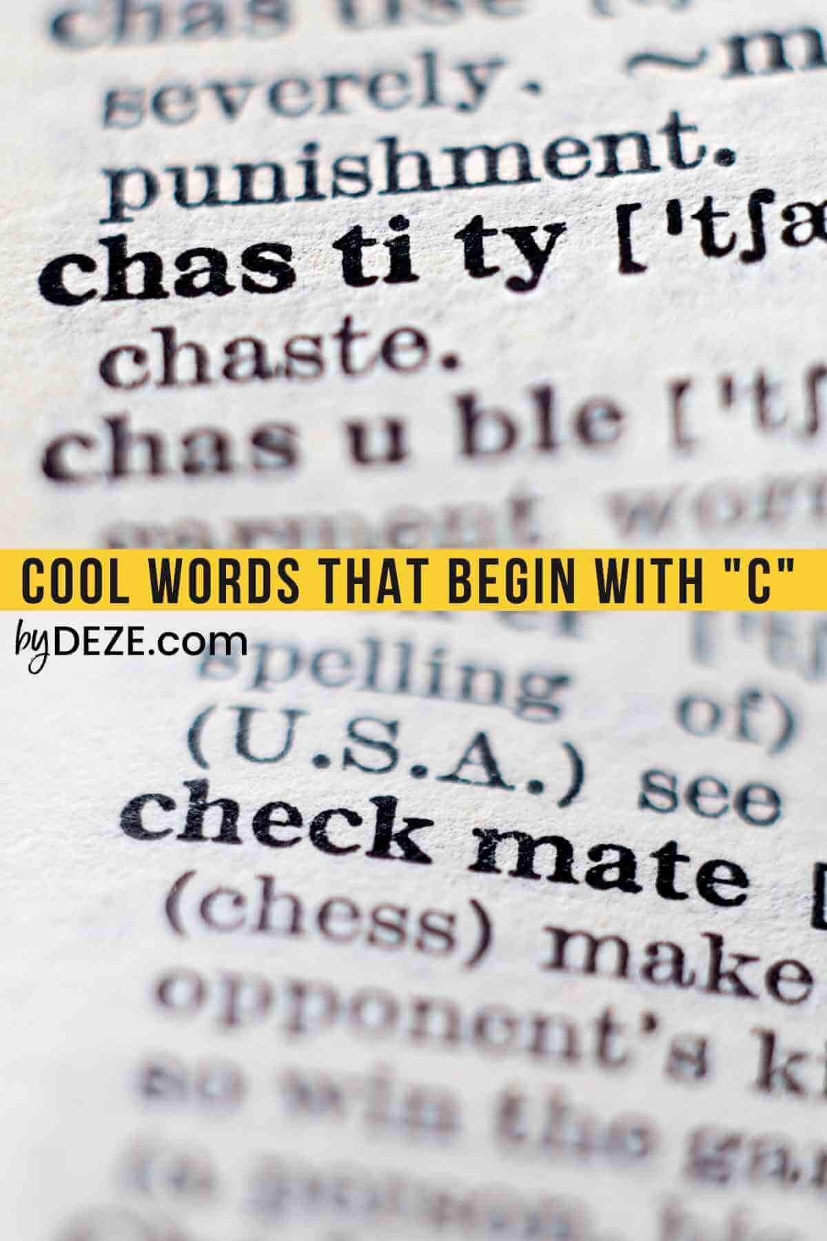 cool c words