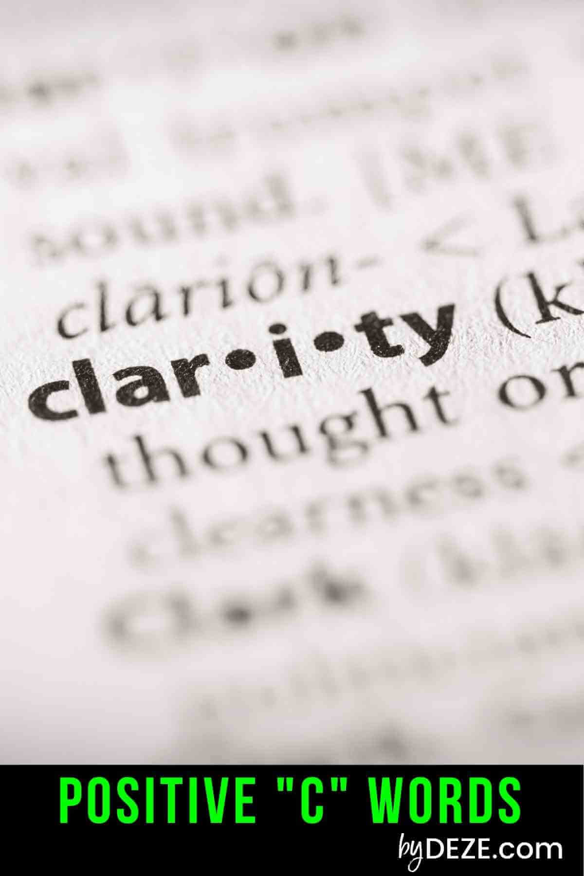 descriptive words that start with c