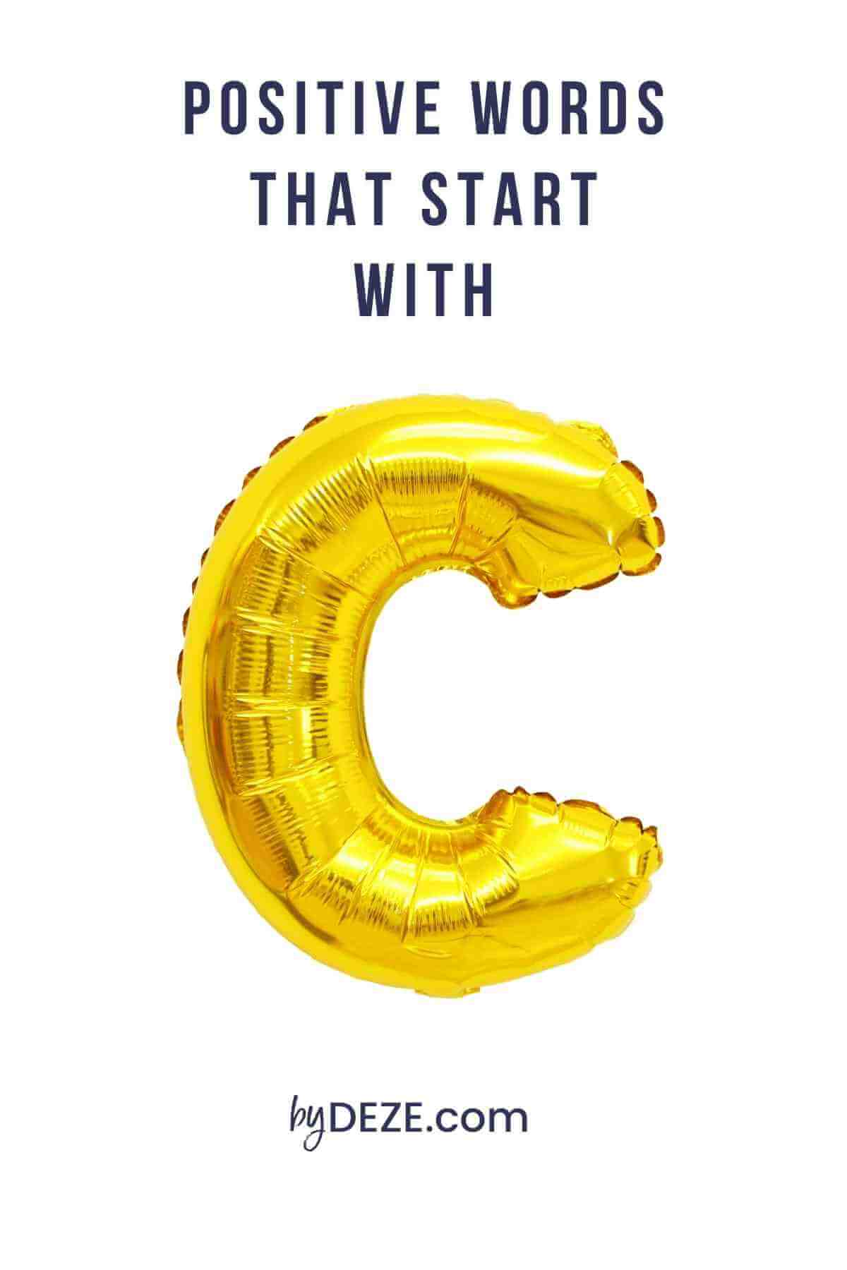 positive words that start with c