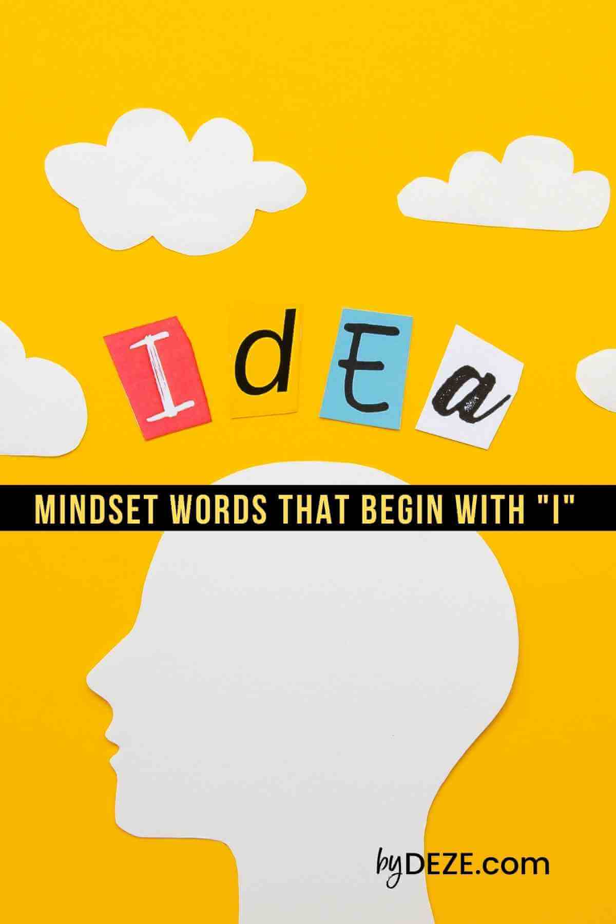 mindset words beginning with i
