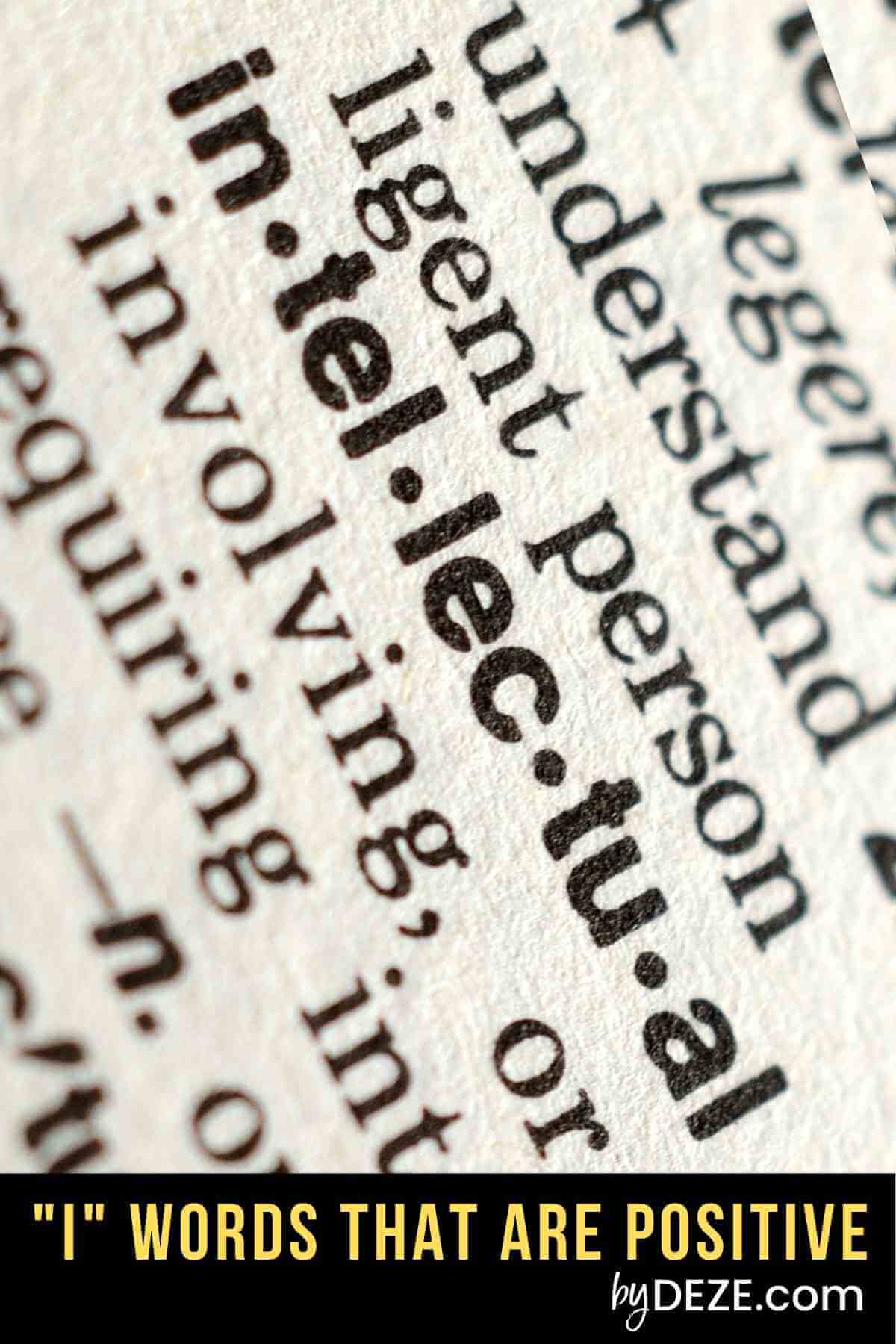 words start with I that describe someone