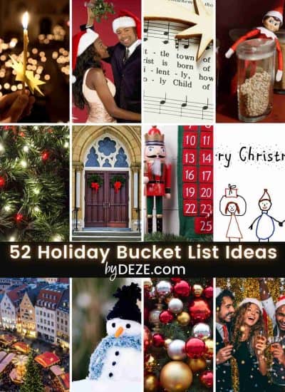 holiday bucket list ideas