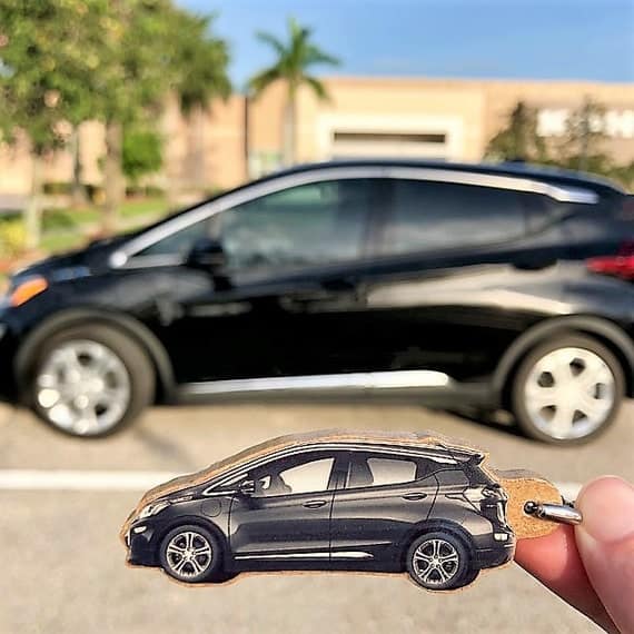 Image for Custom Keychain of His Car