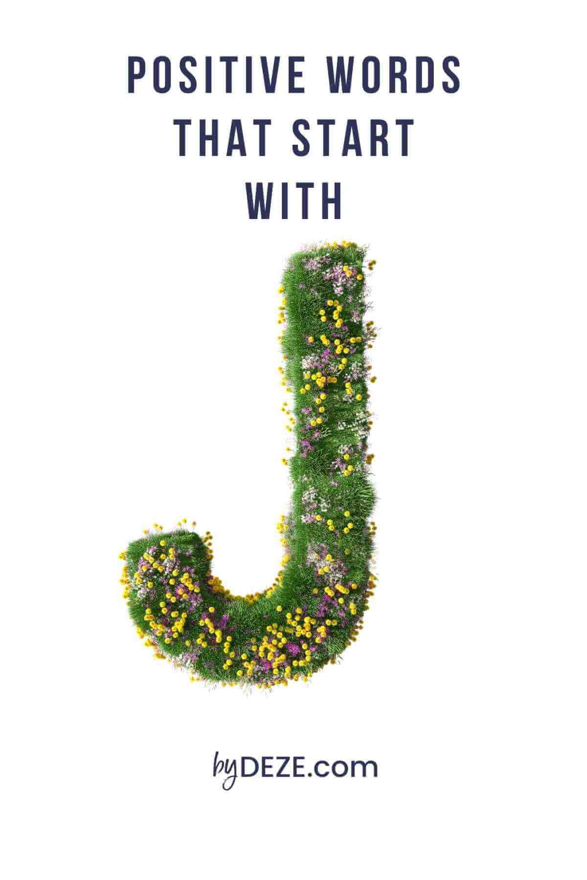 positive words that start with J